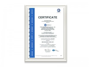 福建星云電子股份有限公司ISOIEC27001證書（英文）